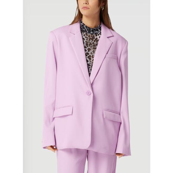 NWT NA-KD x Romee Strijd Oversized Blazer Light Pink Women's Size 38 / Small 6 - Picture 1 of 16